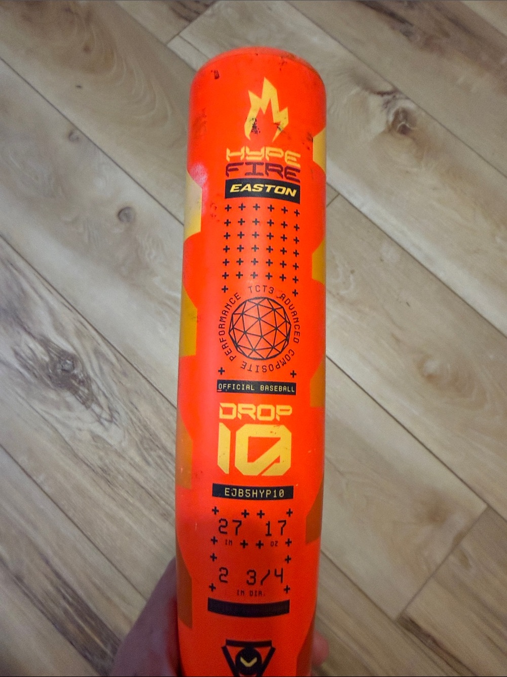 Easton Little League Kids Hype Fire Baseball Bat, 27” 17oz, 2 3/4”, Drop 10 - Picture 12 of 12